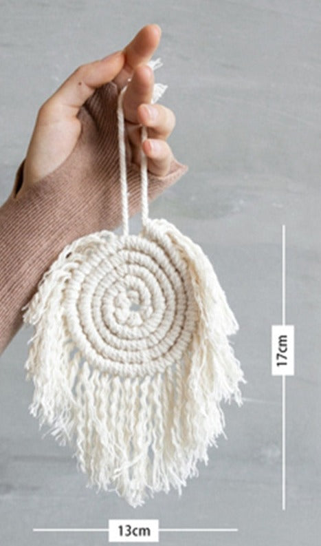 Mini macrame wall decor