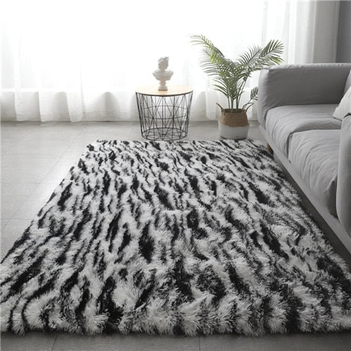 Fluffy Leopard Carpet carpet