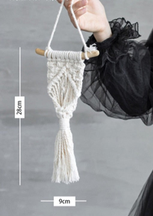 Mini macrame wall decor