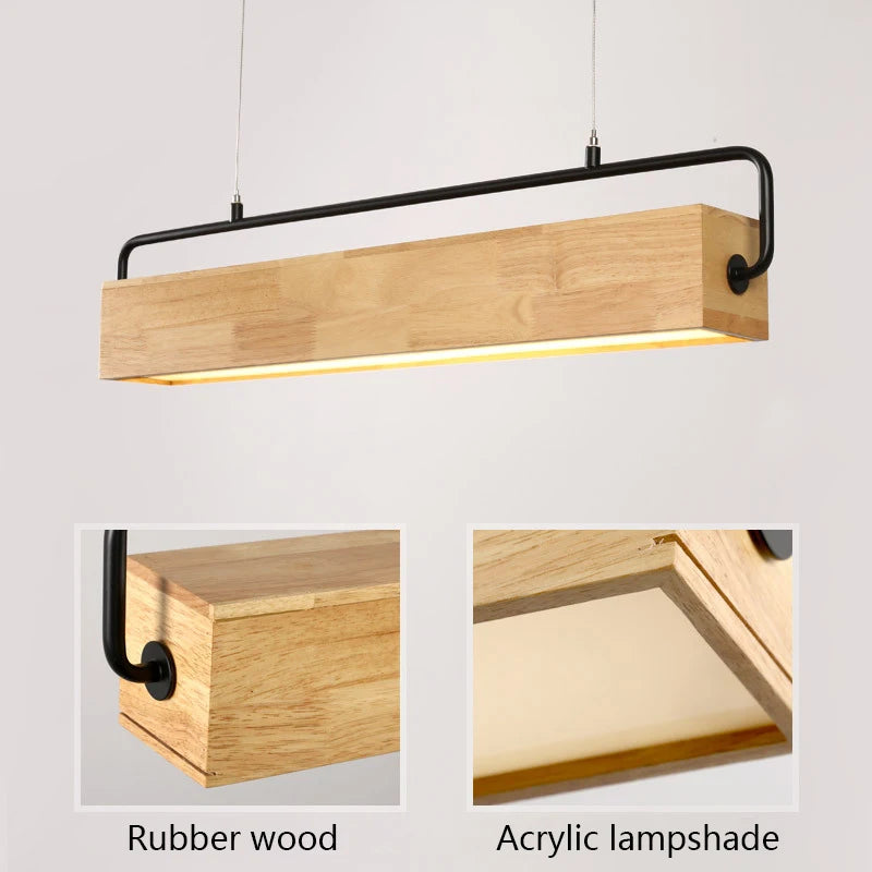 Nordic Wood LED strip lighting