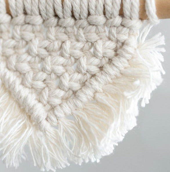 Mini macrame wall decor