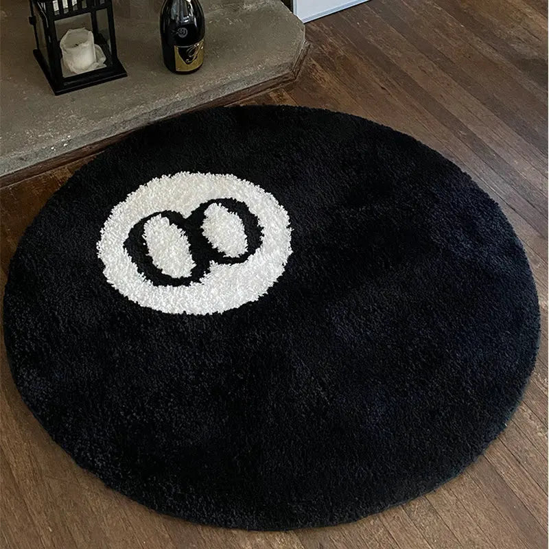 Tapis Billiard Retro Black No. 8