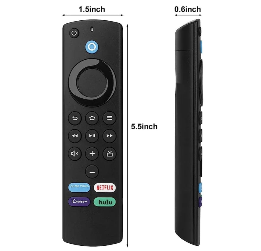 Manette Replacement Bluetooth Voice Remote Control for Fire TV Stick 4K Max 3rd Gen Stick Lite Cube Smart TV Controller Alexa