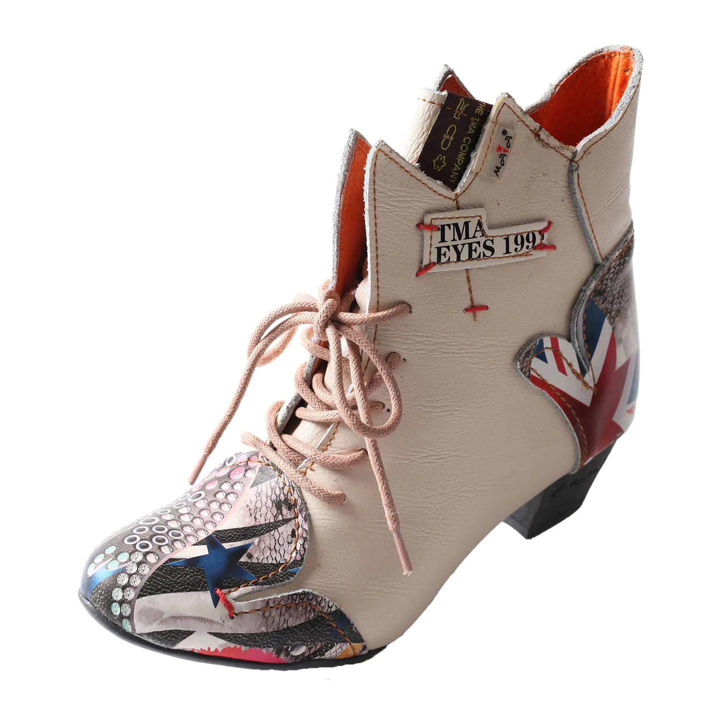 TMA British Retro Leather Boots