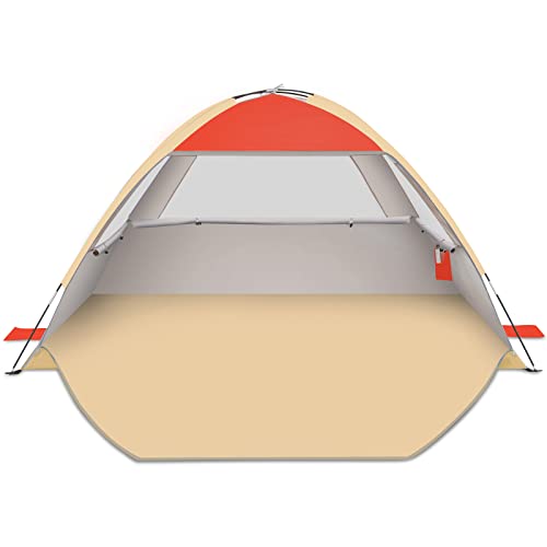 Tente de plage pare-soleil protection UV UPF 50+ / 3-4 personnes