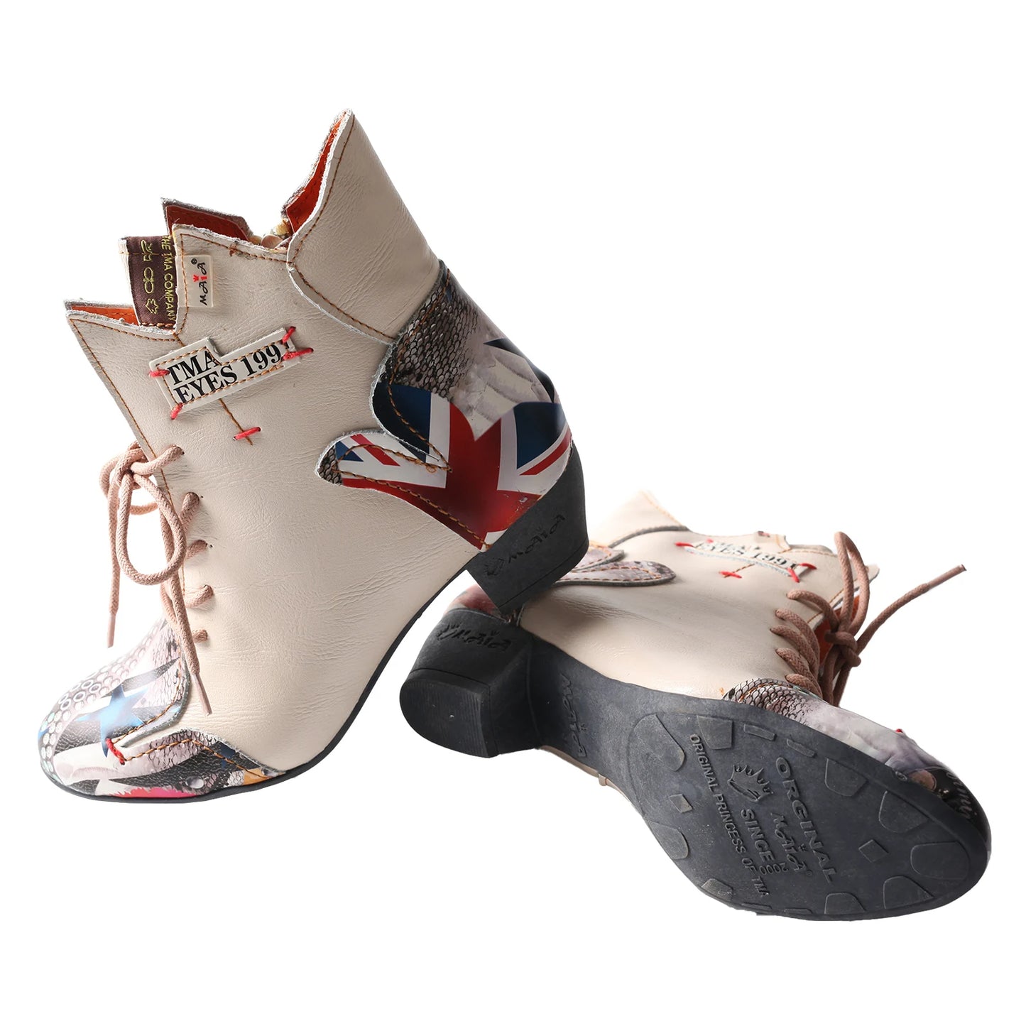 TMA British Retro Leather Boots