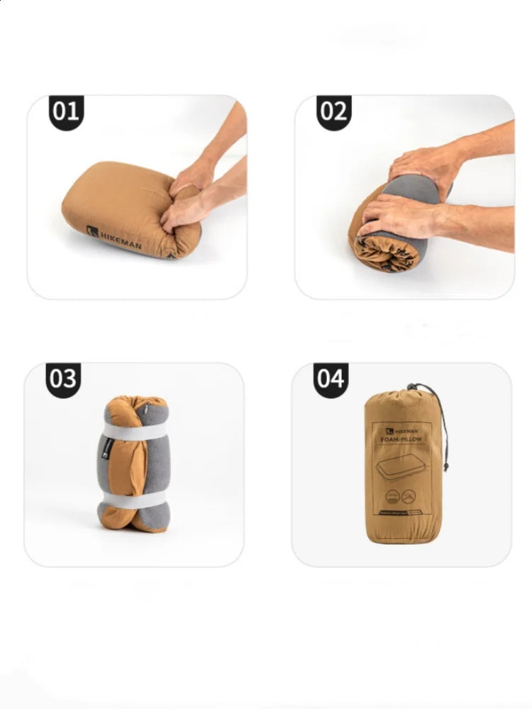 Oreiller de Camping Memory Foam Travel