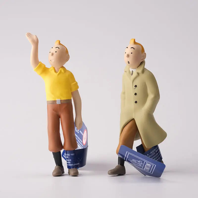 Figurines Les Aventures De Tntn 6 Pcs/Set