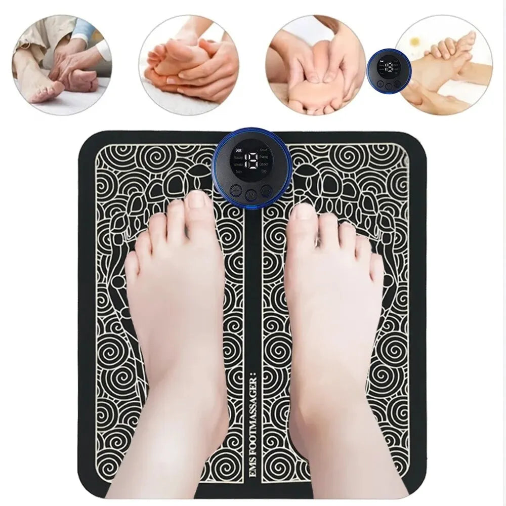 Plantar massage carpet Electric Foot Massage Pad Relief Acupoints Mat Shock Muscle Stimulation Improve Blood Traffic