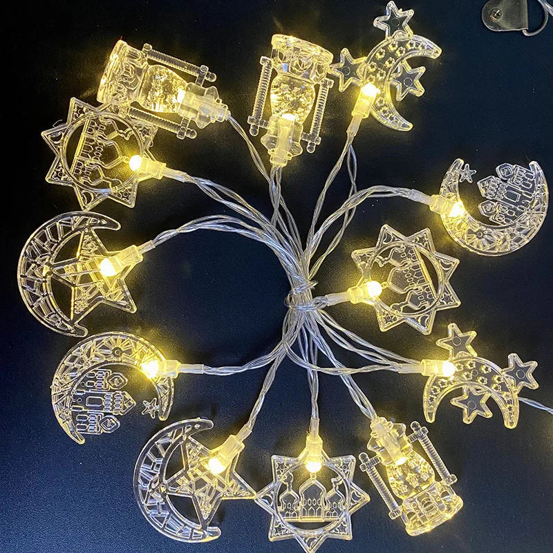 Arabic Mubarak LED garland