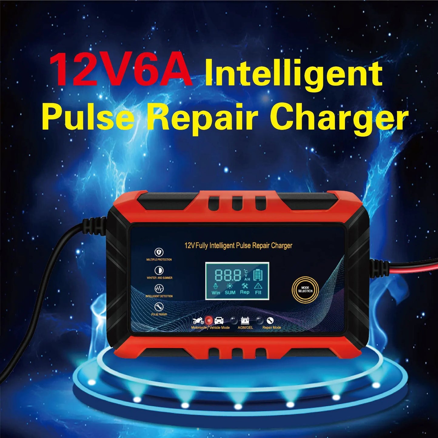 Intelligent battery charger Pulse Repair