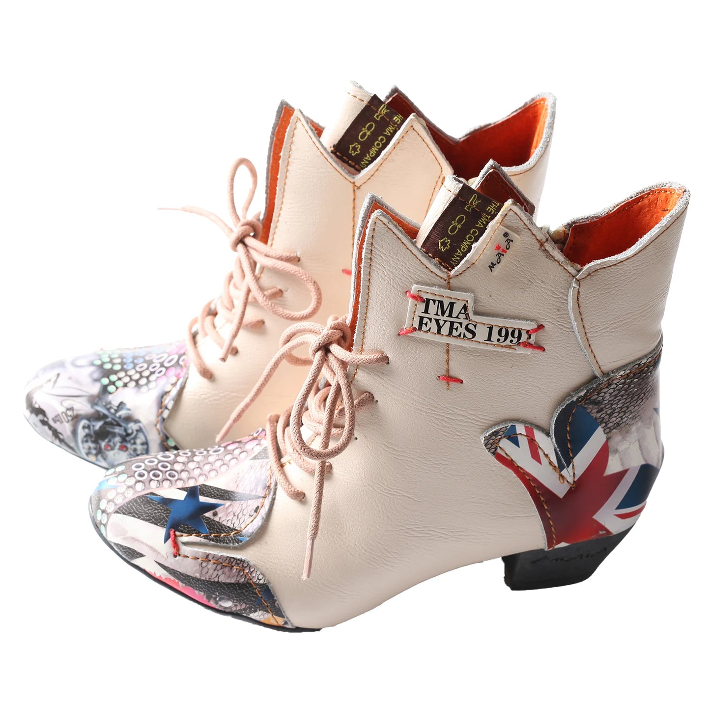 TMA British Retro Leather Boots