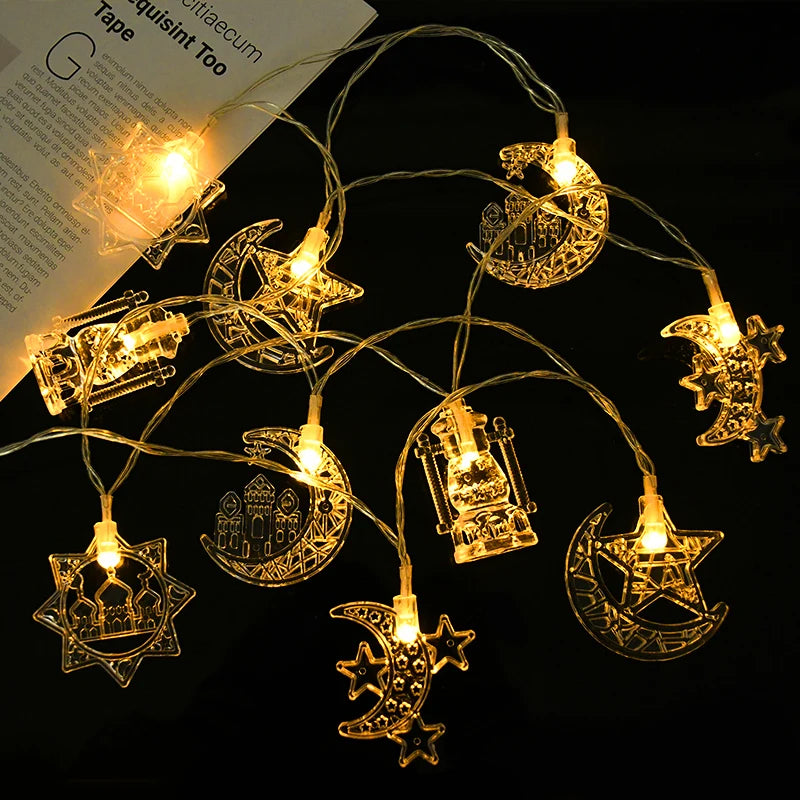 Arabic Mubarak LED garland