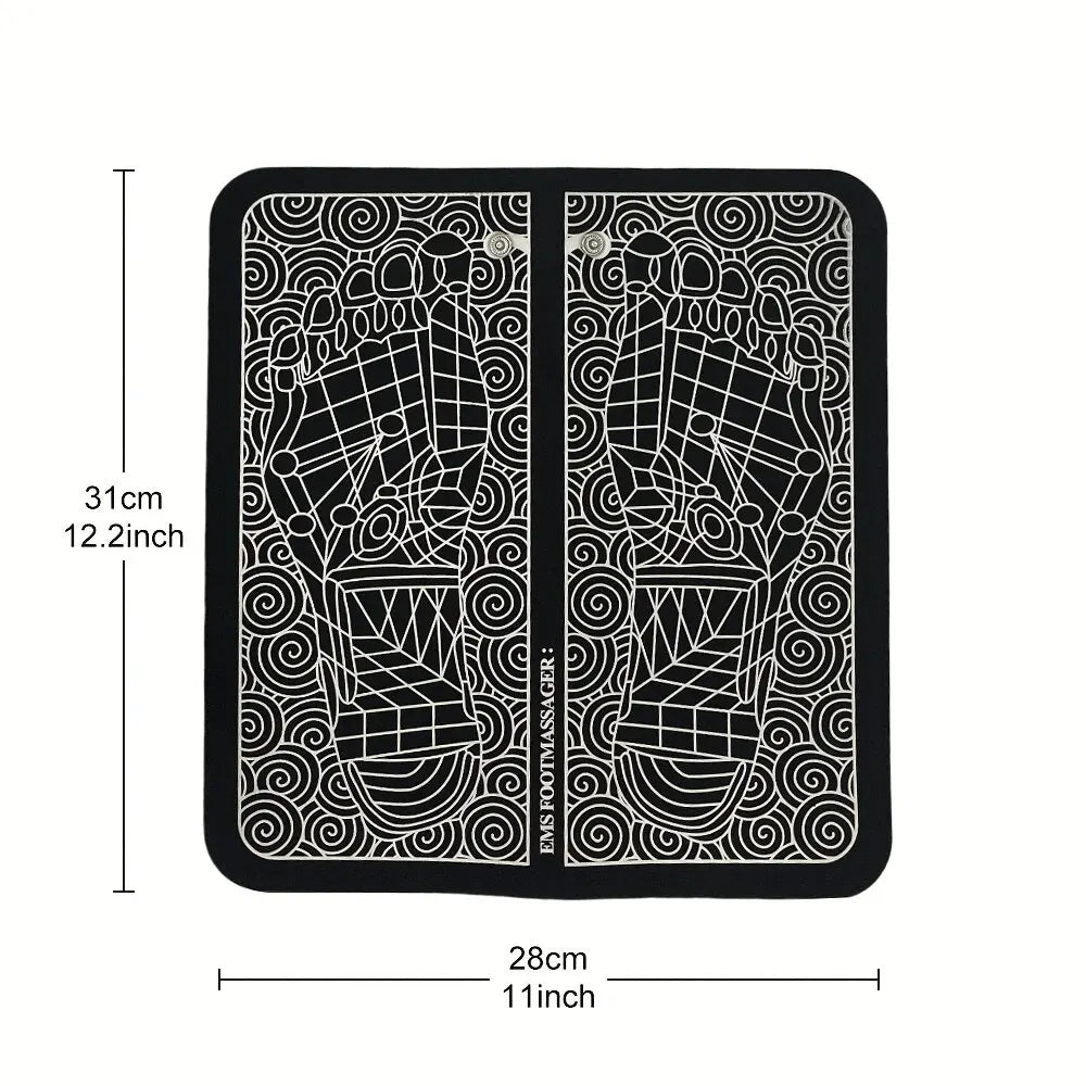 Plantar massage carpet Electric Foot Massage Pad Relief Acupoints Mat Shock Muscle Stimulation Improve Blood Traffic