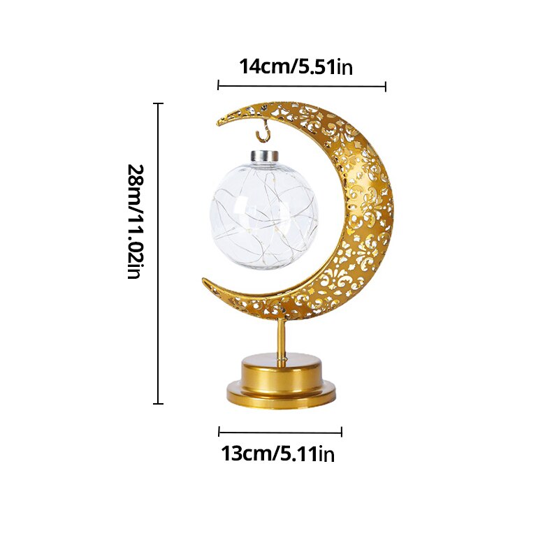 Moon Arabic LED lamp