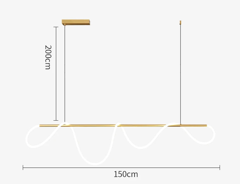 Lampe Suspendue Scandinave – Idéale pour Salle à Manger, Salon ou Cuisine