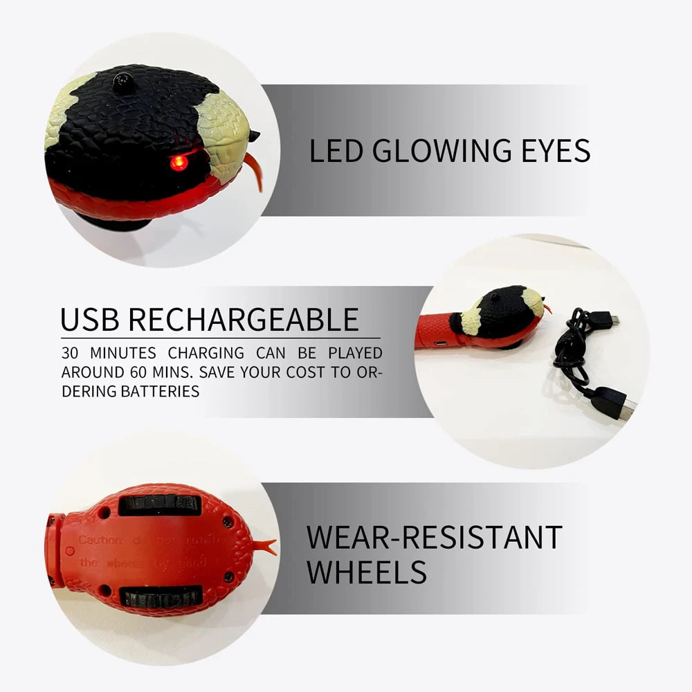 Animal toy USB Charging Smart Sensing Snake Interactive