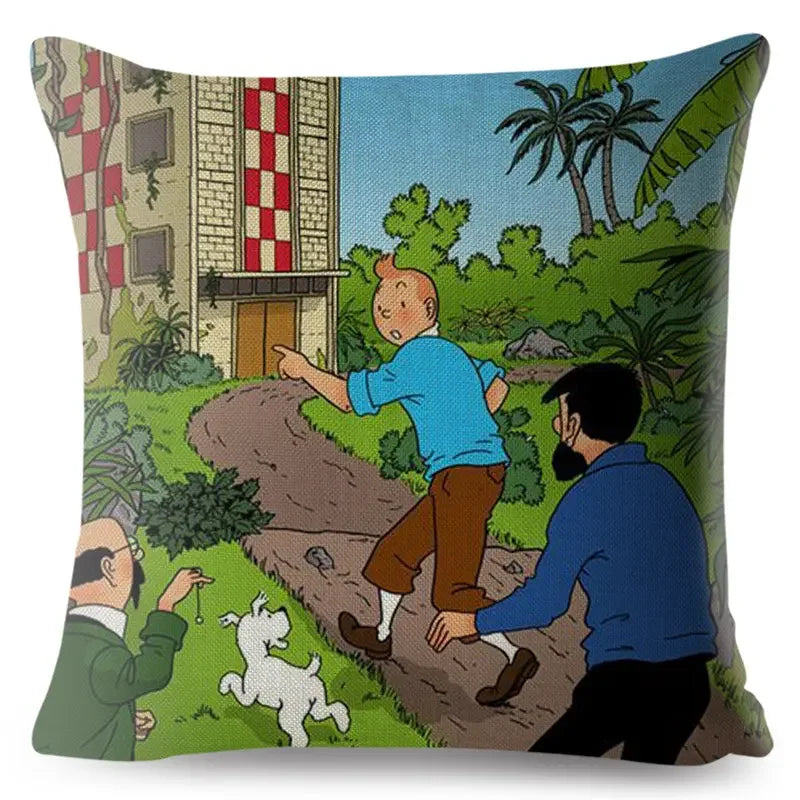 TNTN Funda de cojín de lino