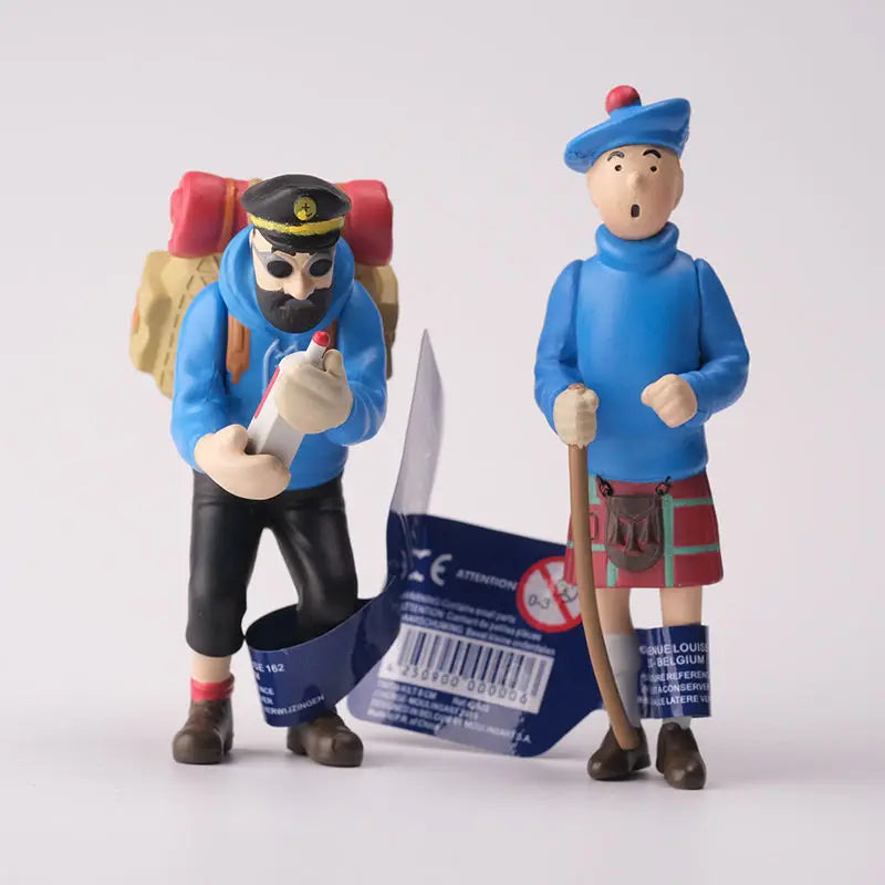 Figurines Les Aventures De Tntn 6 Pcs/Set