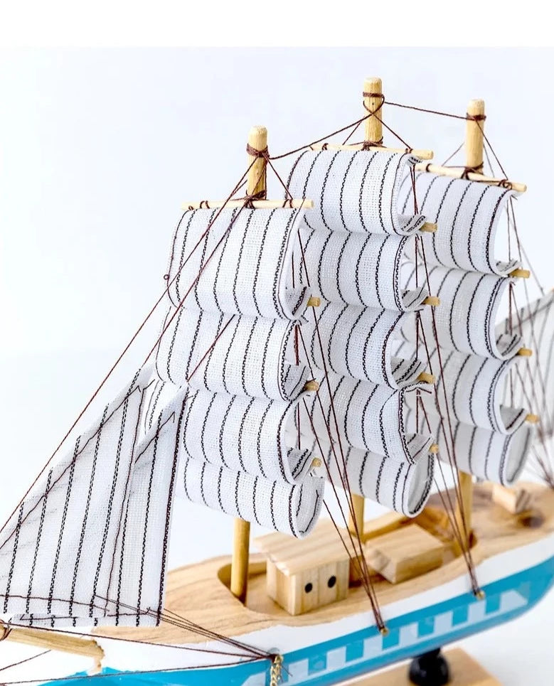 Sailboat wooden sailboat