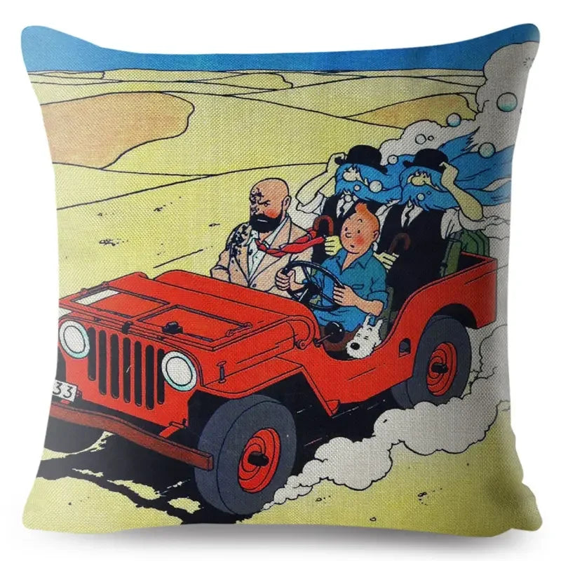 TNTN Funda de cojín de lino