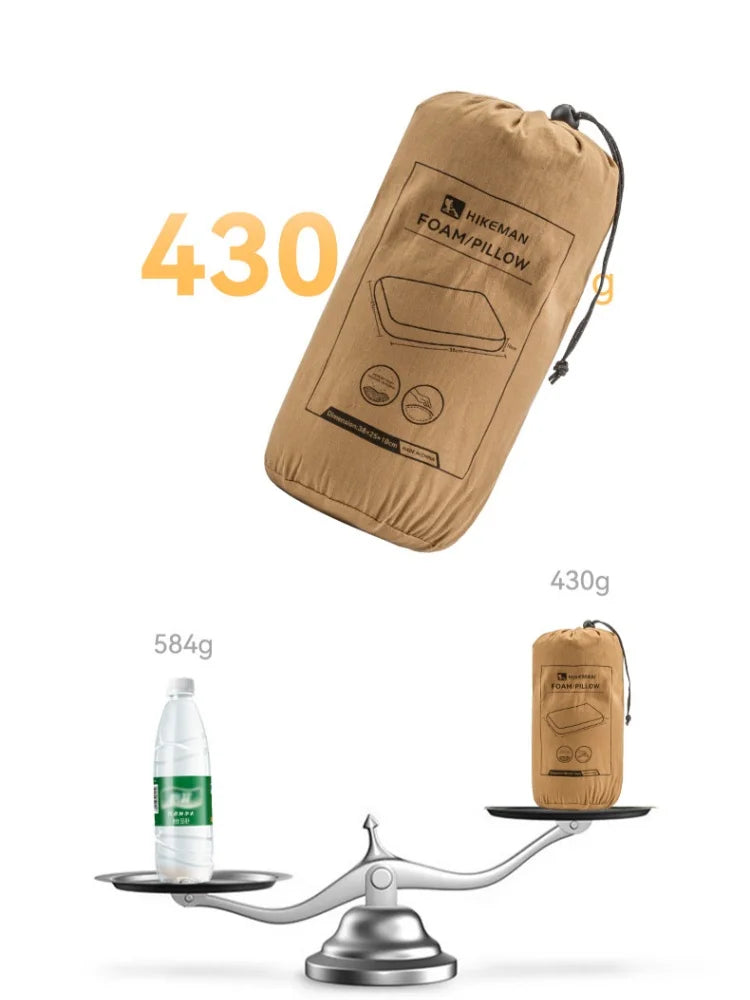 Oreiller de Camping Memory Foam Travel