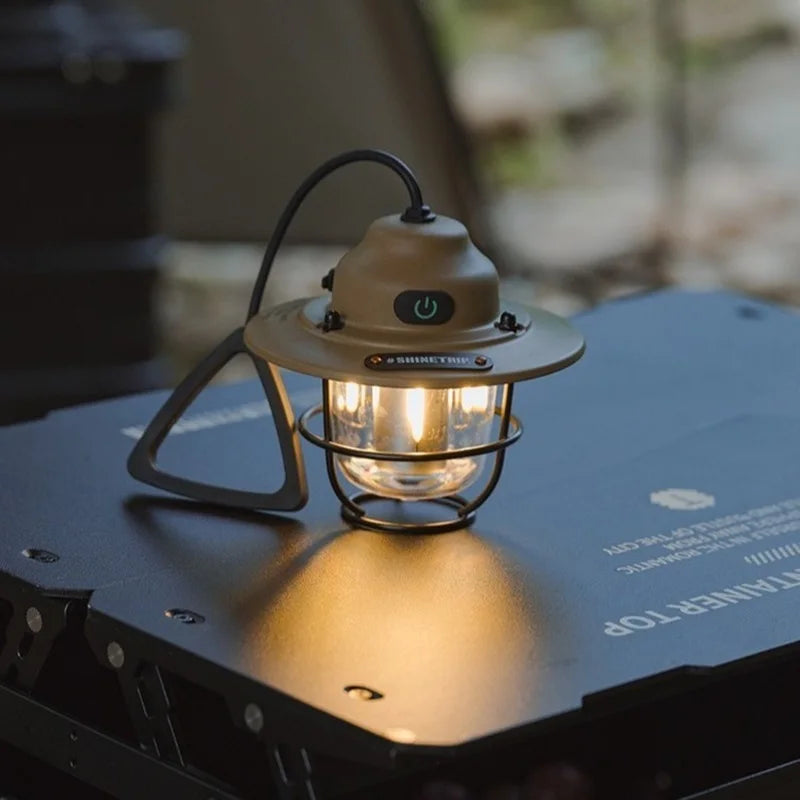 Lanterne Outdoor Retro USB LED Camping