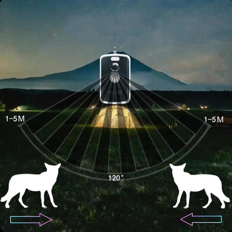 125dB camping perimeter alarm Movement sensor