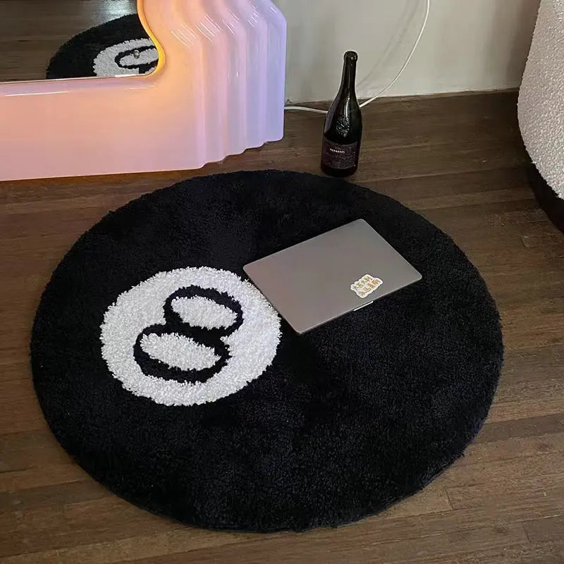 Tapis Billiard Retro Black No. 8