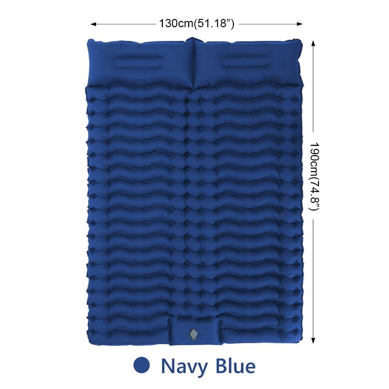 Matelas gonflable avec pompe intégrée
