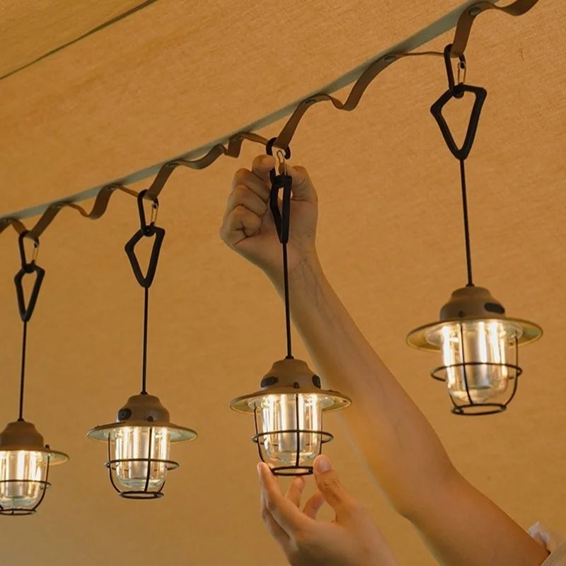 Lanterne Outdoor Retro USB LED Camping