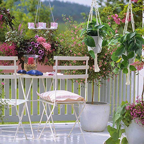 Lot de 2 Supports à plantes en Macramé