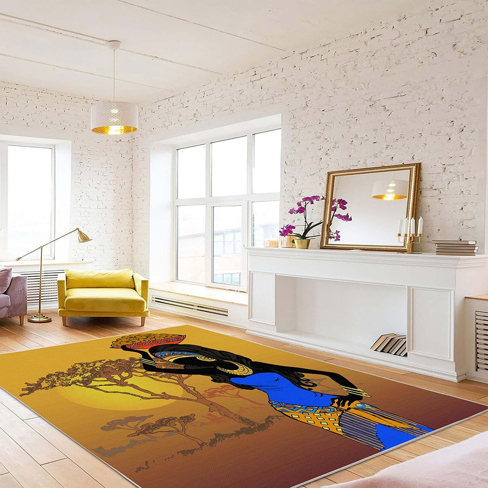 African Lady carpet