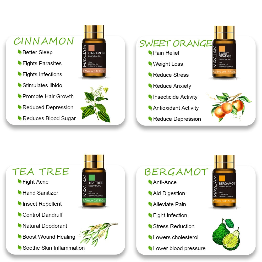 Ensemble d'huiles essentielles 20pcs Kits Essential Oil