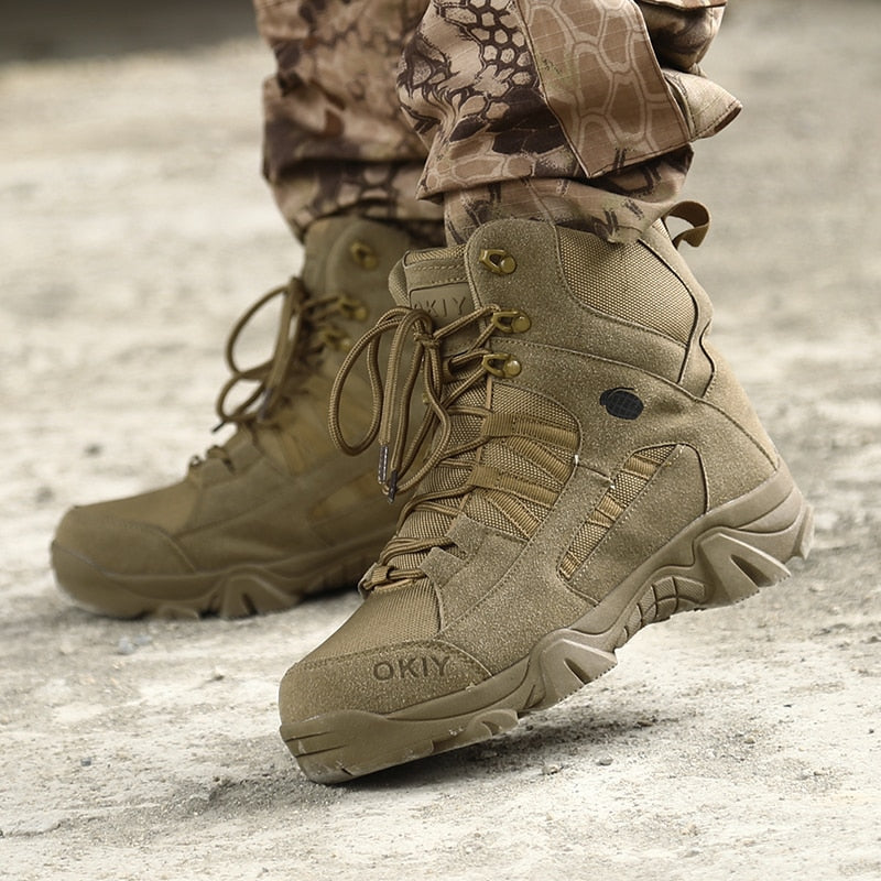 Bottes Cuir véritable Combat