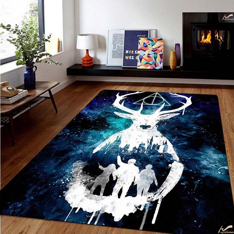 Carpet with deer