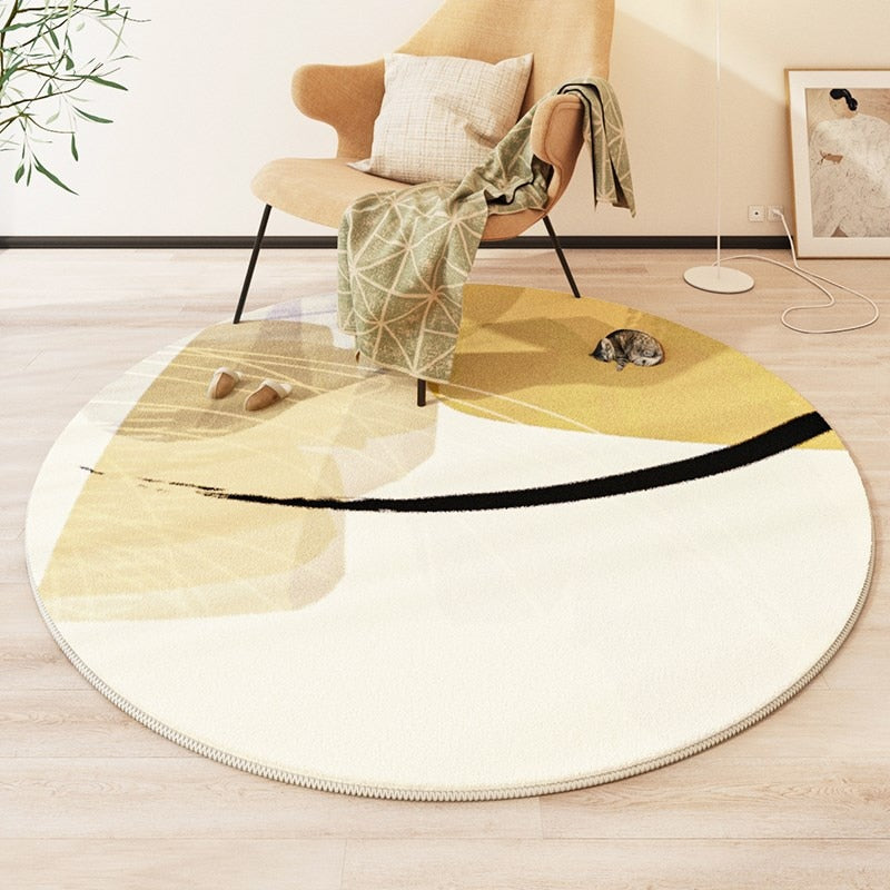 Cashmere Style Round Rug