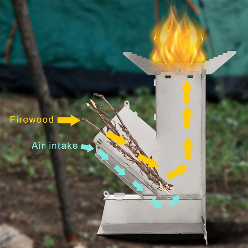 Stainless portable campsite mini