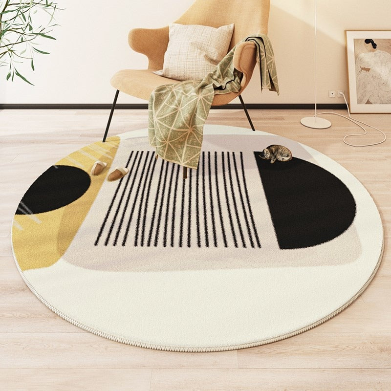 Cashmere Style Round Rug