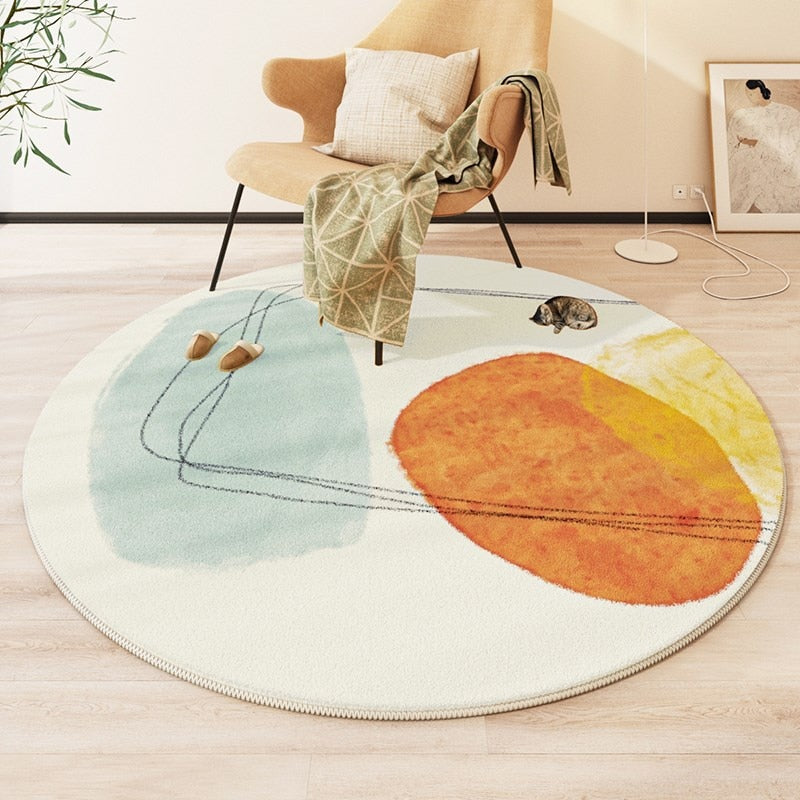 Cashmere Style Round Rug