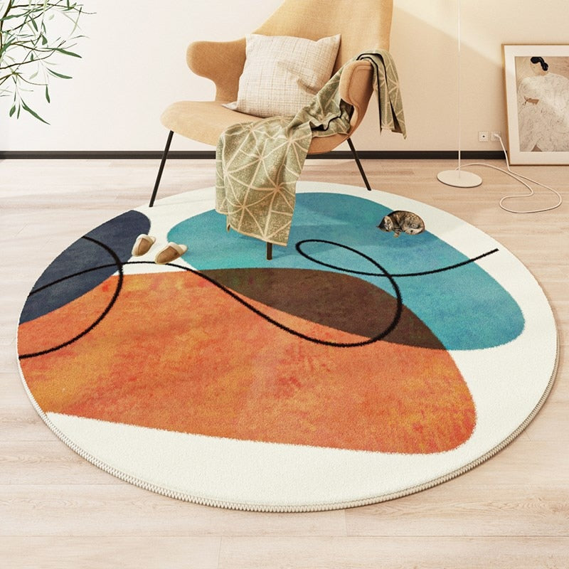 Cashmere Style Round Rug