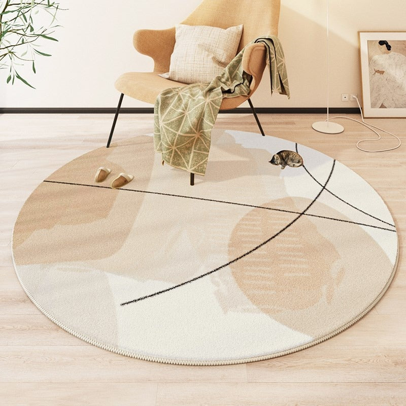 Cashmere Style Round Rug