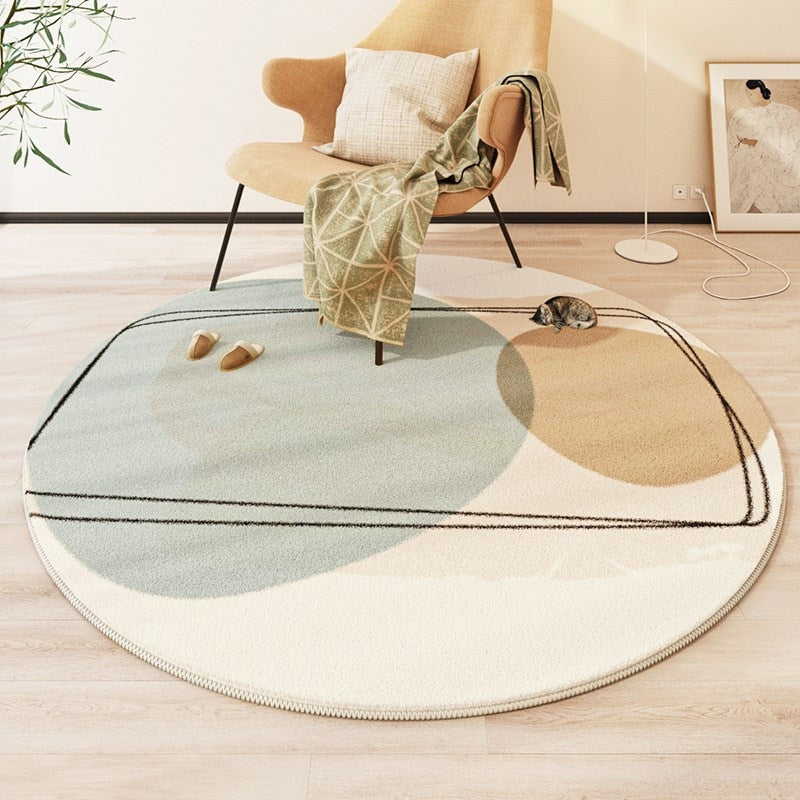 Cashmere Style Round Rug