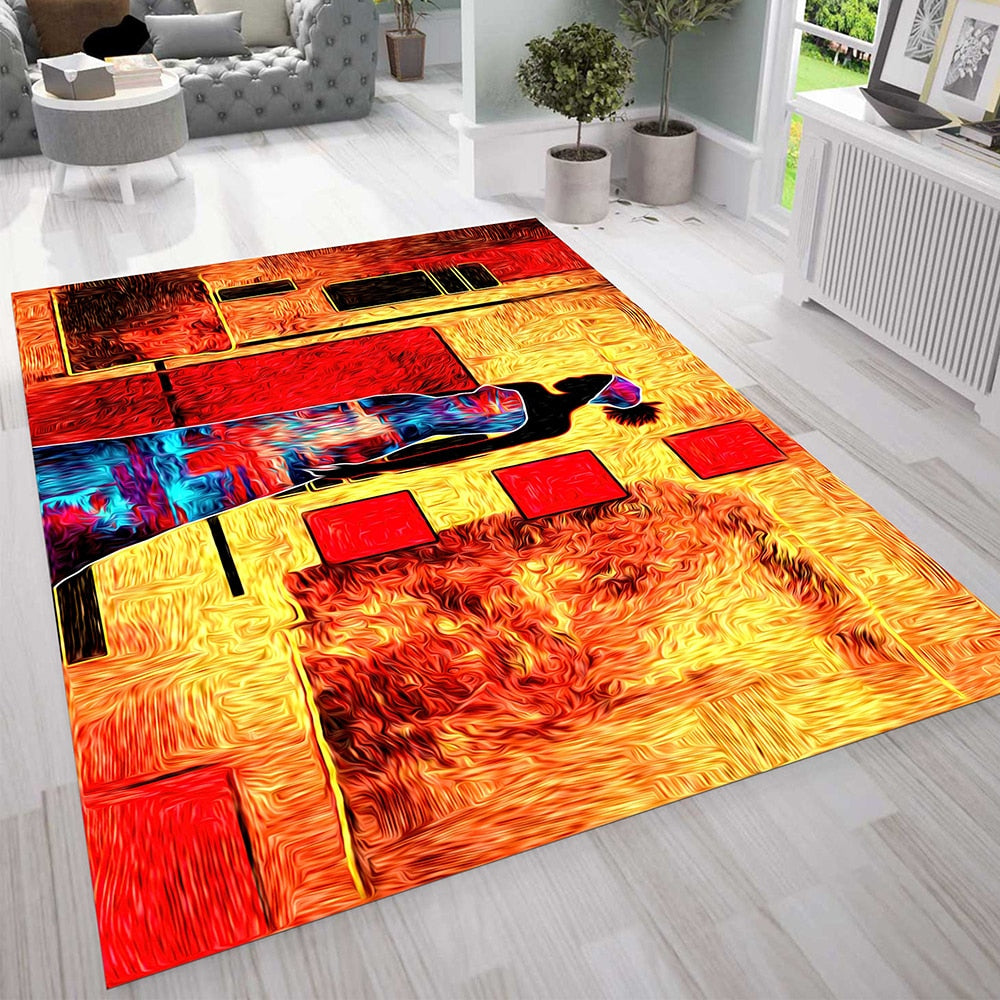 African Lady carpet