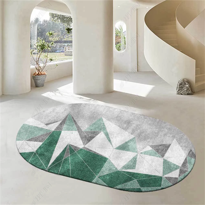 Living oval carpet