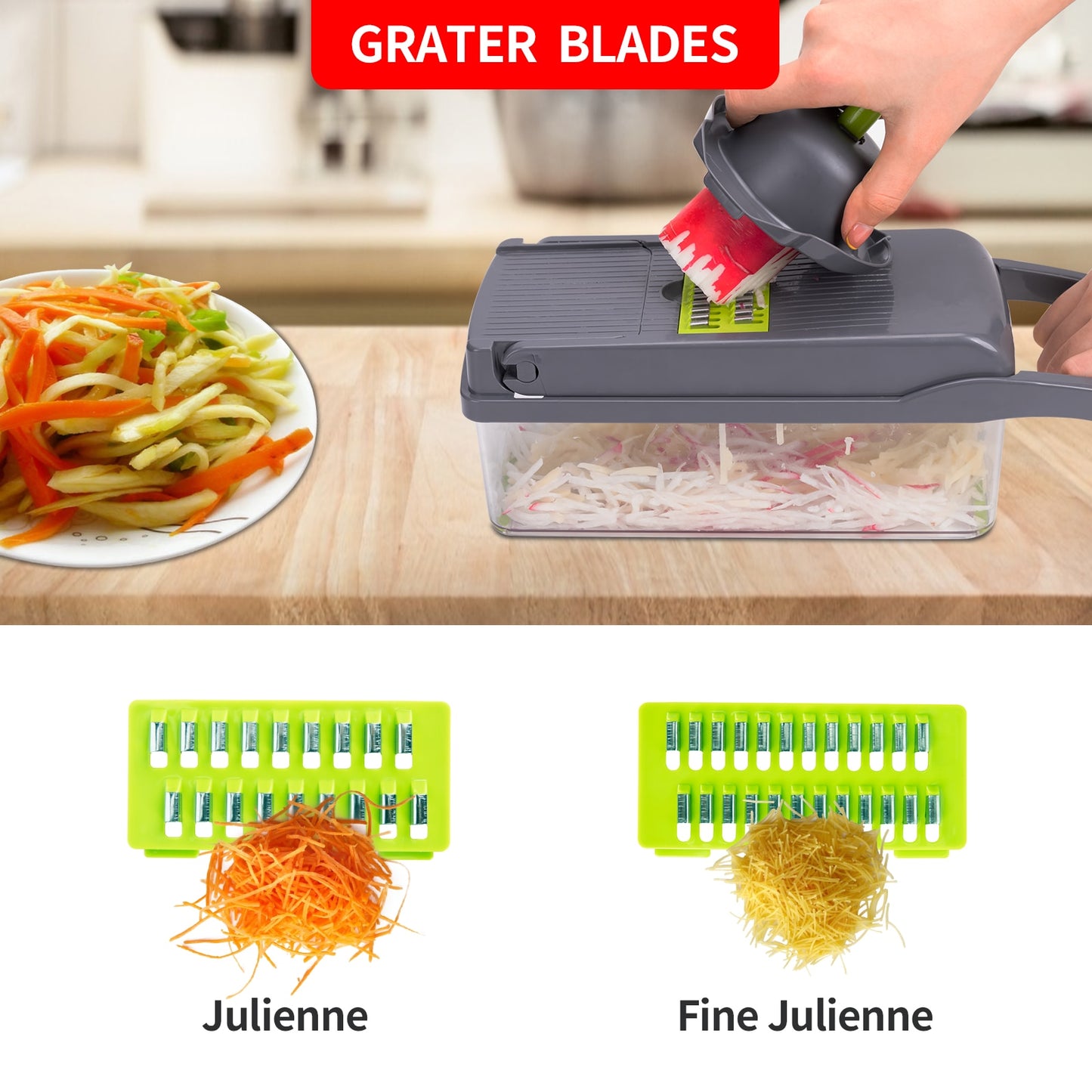 Mandoline 12 en 1 Vegetables chopper