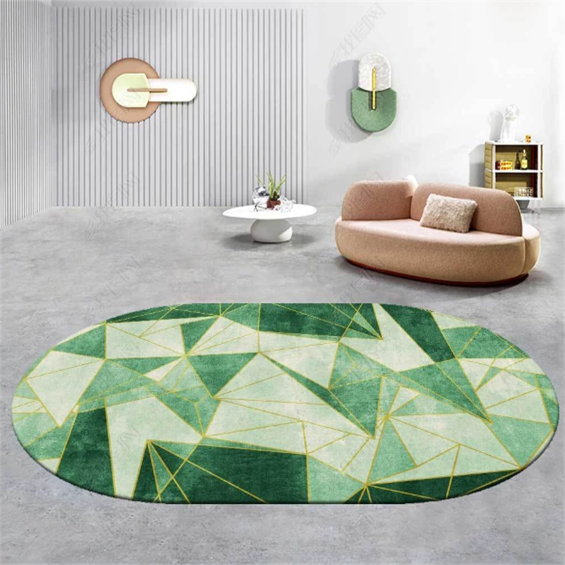 Living oval carpet