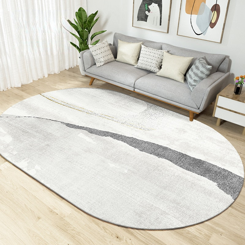 Living oval carpet