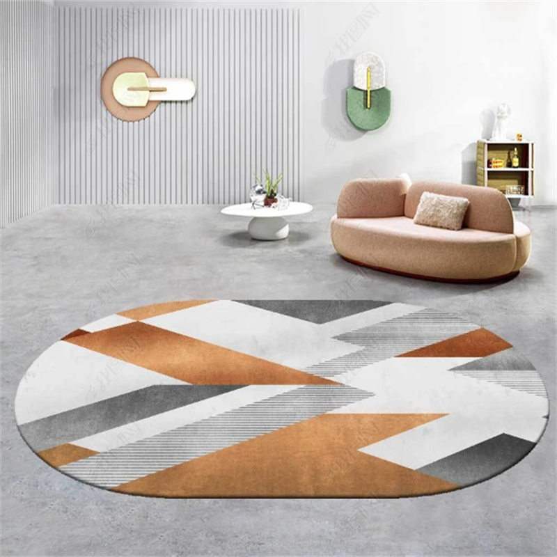Living oval carpet