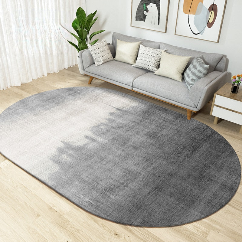 Living oval carpet